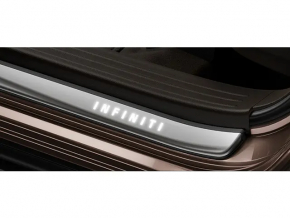 Door sill outer rear left Infiniti QX50 19-22 chrome with backlight