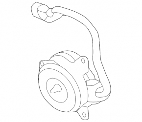 Left cooling fan motor for Mitsubishi Outlander 14-18 2.4, 3.0