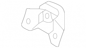 Nissan Rogue Sport 17-22 exhaust pipe bracket with catalytic converter