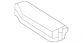 Fuse box cover underhood left side Nissan Rogue 17-20