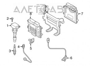 Ignition coil Kia Niro 17-22 HEV, PHEV