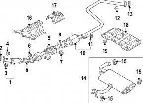 Kia Niro 23-26 PHEV mid-range exhaust manifold