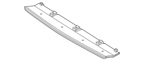 Lower radiator deflector Kia Soul 14-19