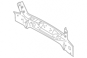 Rear panel BMW 3 G20 19- 2 parts