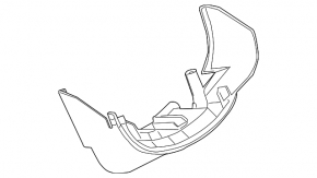 Infiniti FX35 FX45 03-06 gray steering column surround