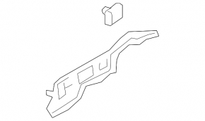 Upper right 2nd row seat bracket for Audi E-Tron 19-23