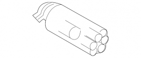 Motor for longitudinal adjustment of the passenger seat BMW X7 G07 19-25