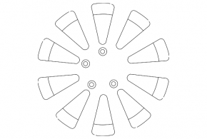 Wheel disk R16 x 6.5j 5*112 VW Passat b8 16-19 USA curb, for rent