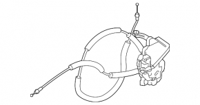 Front right door lock Nissan Murano z52 15-