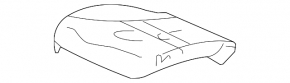 Honda CRV 12-14 driver's seat without airbag, gray cloth