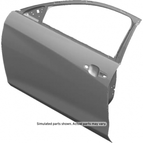 Door bare front left Chevrolet Malibu 16- black GB8, dents
