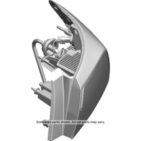 Lamp outer wing right Chevrolet Malibu 16-25 halogen