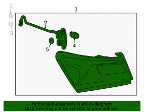 Lamp outer wing right Chevrolet Malibu 16-25 halogen