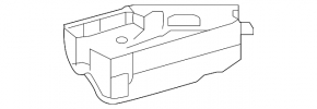 Trunk tray for Infiniti QX30 17-19