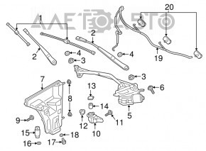 Porsche Cayenne 958 11-14 Windscreen Washer Motor