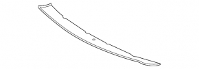 Front Bumper Lip Cover Porsche Macan 15 - Chrome