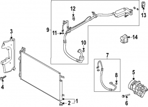 Hyundai Sonata 20-26 HEV Air Conditioning Compressor
