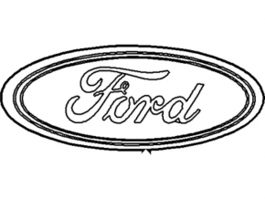 Ford Escape MK3 13-16 pre-restyling tailgate emblem badge