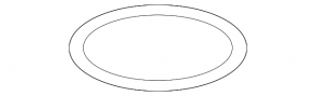 Ford Escape MK3 13-16 pre-restyling tailgate emblem badge