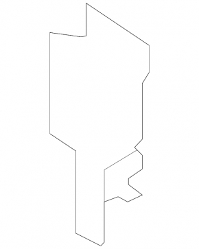 Ford Mustang mk6 15-23 Left Side Member Bracket, Front Upper