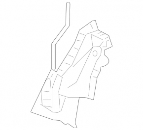Rear left door lock Mercedes W164 ML