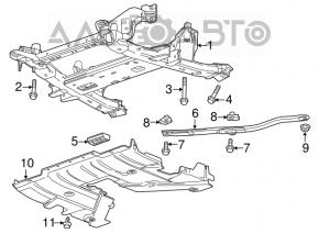Front subframe Cadillac ATS 13-15 prerest awd