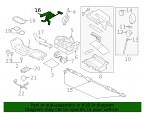 Parking Brake Lever Subaru XV Crosstrek 18-23