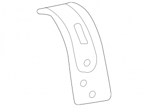 Rear left fender bracket VW Taos 22-25