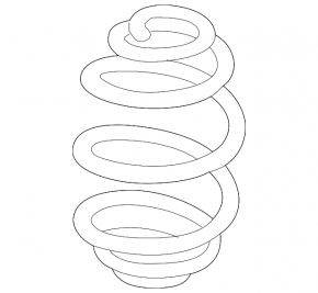 Front left spring BMW X3 F25 13-17 2.0T, 3.0