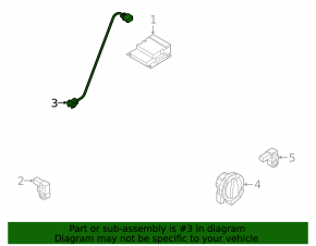 Wiring airbag sensor front left Audi A6 C8 19- on TV