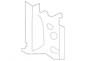 TV bracket-side member left Subaru Impreza 17-23 GK