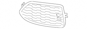 Lower grille front bumper right BMW X3 F25 15-17 M-Sport, black