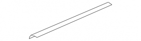 Door sill trim inner front left BMW 5 F10 11-16 beige oyster
