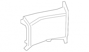 Brake cooling duct, left rear, BMW 5 G30 17-23