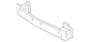 Front bumper reinforcement for Toyota Rav4 16-18