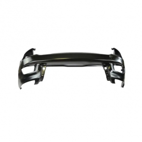 Bare front bumper upper part Jeep Cherokee KL 14-18 without parking sensors, under the plug towing hook, white