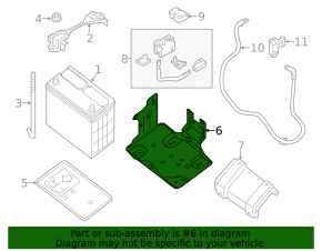 Nissan Leaf Battery Tray 13-17