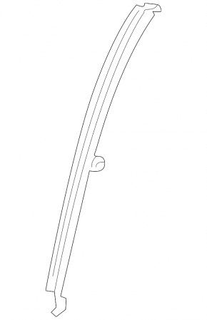 Rear left door glass guide Lexus GS300 GS350 GS430 GS450h 06-11