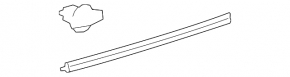 Rear left lower door seal Toyota Camry v70 18-24
