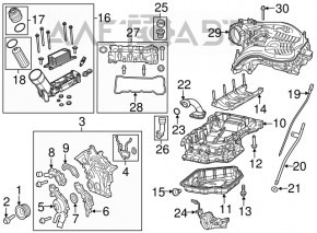 Oil Pump Chrysler 200 15-17 3.6