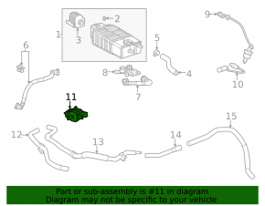 Toyota Rav4 22-25 Hybrid Fuel Evaporative Purge Valve