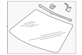 Windshield Audi A3 22-26