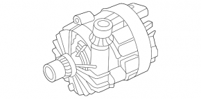 Water pump Mercedes C-class 43 AMG W206 23-26 2.0
