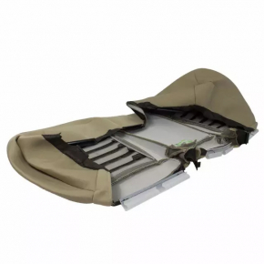 Rear seat, 2nd row, Ford Edge 15-24, beige cloth, water damage