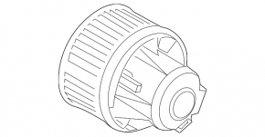 Heater Fan Motor Lincoln MKC 17-19