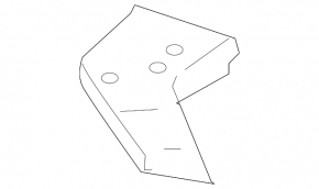 Right eyelash TV bracket for Mitsubishi Galant 2012