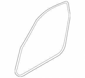 Front left door seal for Toyota GT86 17-20