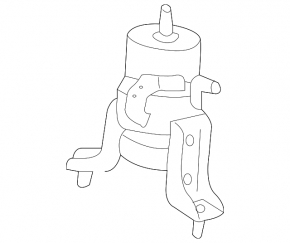 Front engine mount for Lexus RX400h 06-08