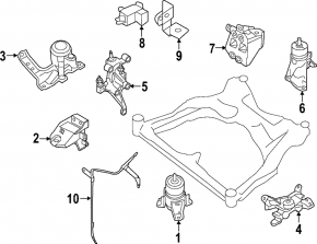 Nissan Murano Z52 15-24 intake solenoid valve