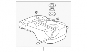 07-09 Acura MDX Fuel Tank